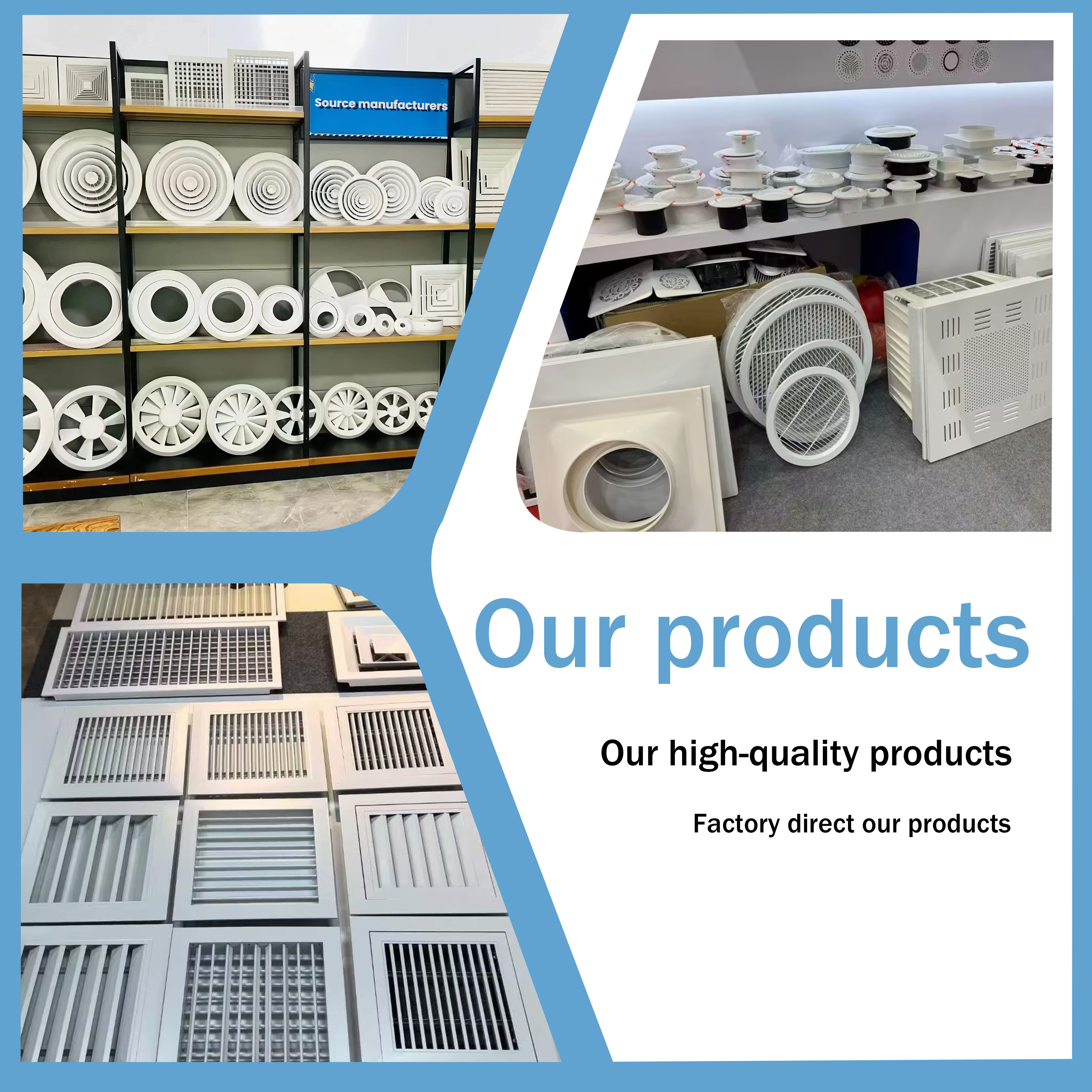 Single Layer Louvered Grille