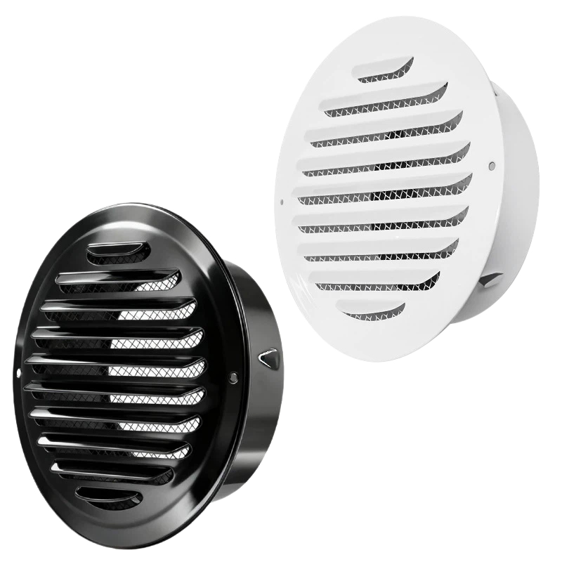 Louvered Grille Aluminum Vent Hood