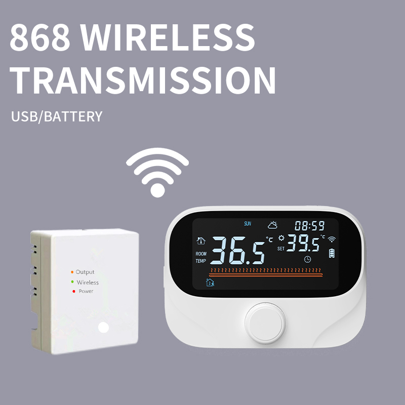 支援℃/℉切換顯示的塗鴉Wi-Fi智能溫控器